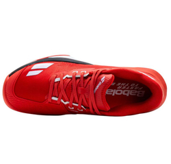 Мужские теннисные кроссовки Babolat Jet Mach 4 Clay - cherry tomato/white