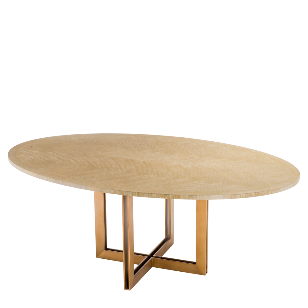 Обеденный стол Dining Table Melchior oval арт.113271