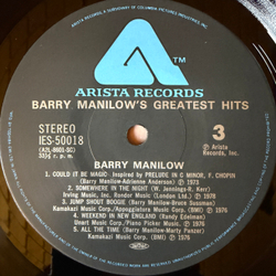 Виниловая пластинка Barry Manilow ‎– Greatest Hits 2LP