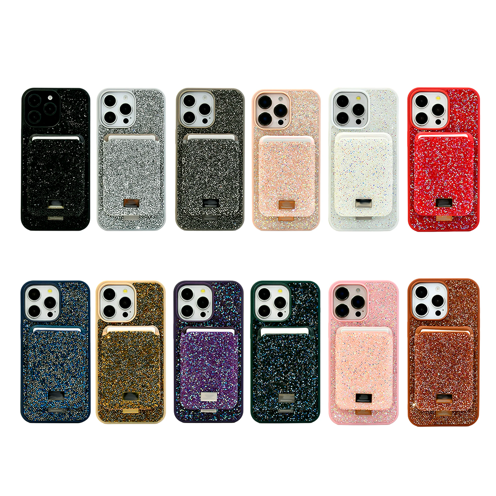 Чехол Swarovski с картхолдером для iPhone 16PLUS