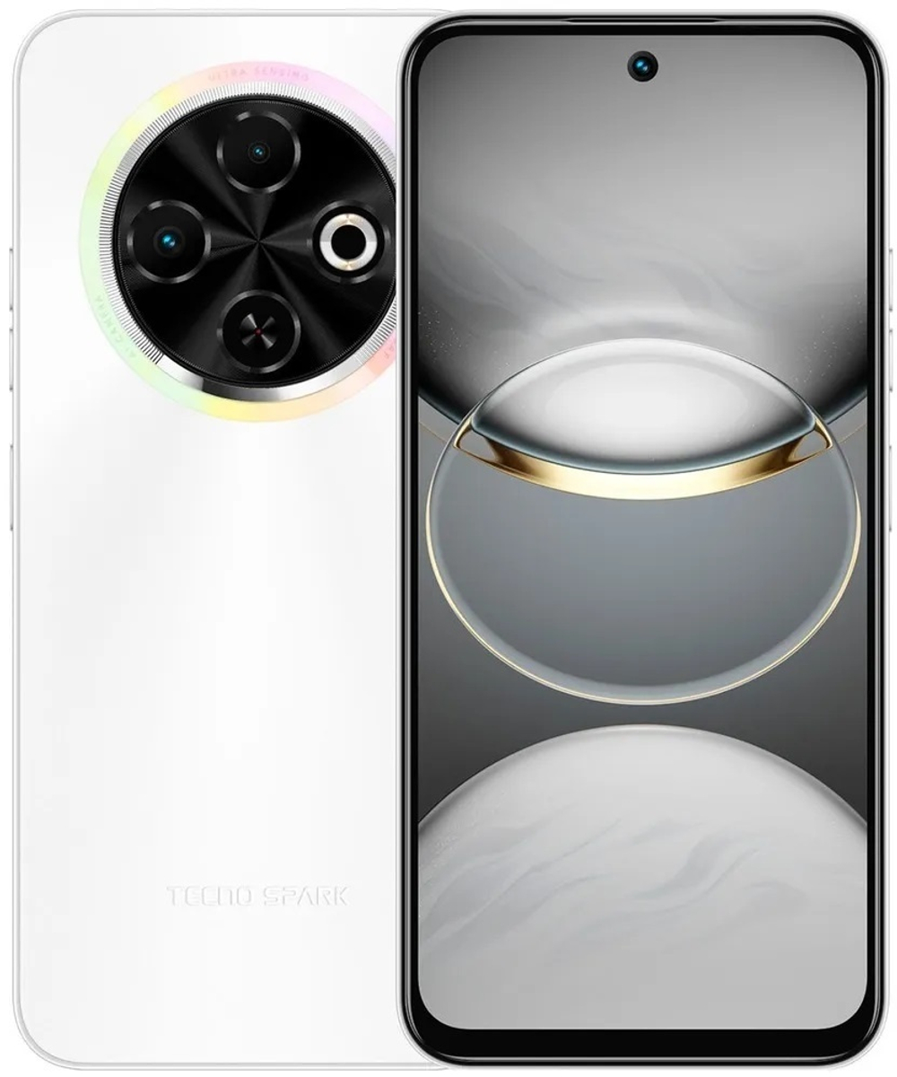Смартфон TECNO SPARK 30C 6 ГБ/128 ГБ белый