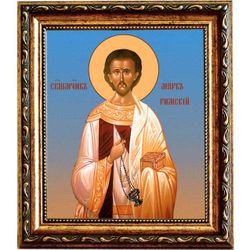 Марк Римский диакон священномученик. Икона на холсте.