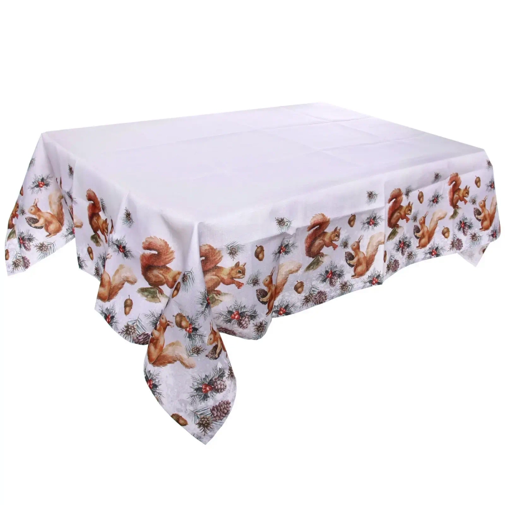Скатерть 140*176 см «Белочки»