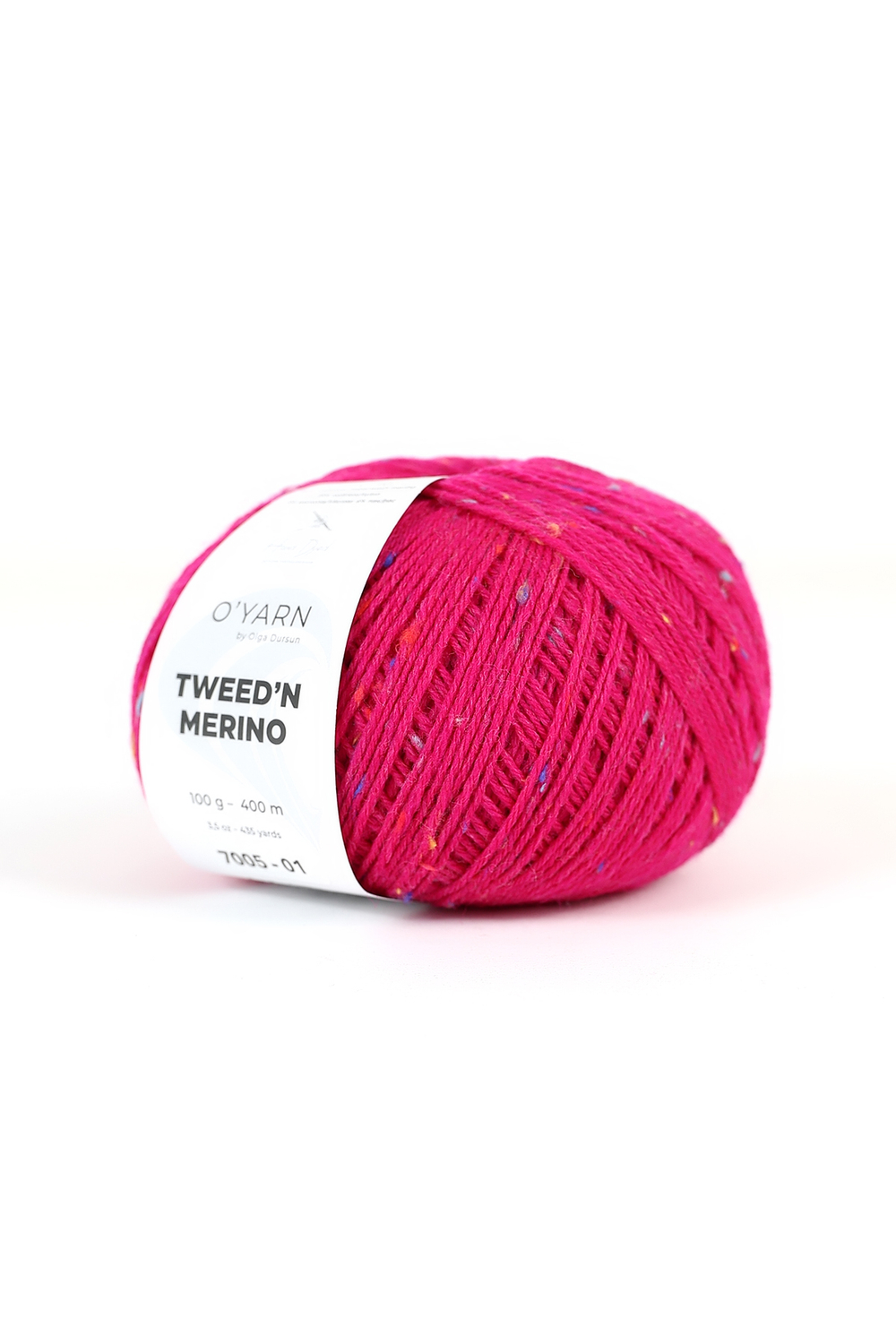 Пряжа O'YARN TWEED’N MERINO с цветными крапинками, 500г