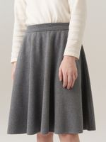 Юбка для девочки в школу AT814 серый