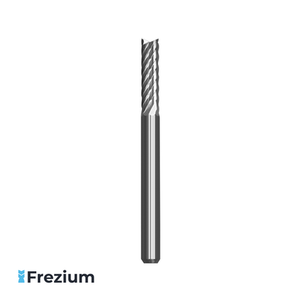 Фреза твердосплавная по дереву, алюминию и цветным металлам, пластику "Union Tool" (3x3.175x13.2x38)