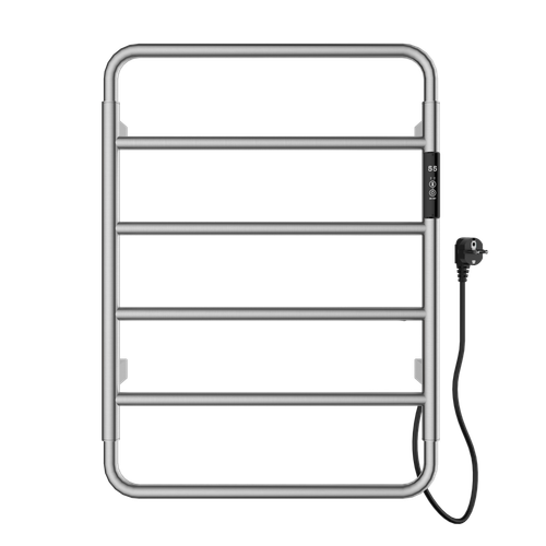 Полотенцесушитель электрический WONZON & WOGHAND WISMAR, Брашированный никель (WW-AL201-BR)