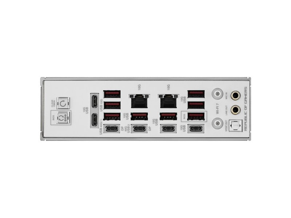 Материнская плата Asus Rog Crosshair X870E Glacial, Socket AM5, AMD X870E, E-ATX, RTL [90MB1NQ0-M0EAY0]