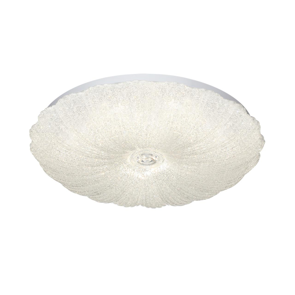 7729/48L PIKO LED SN 000 Светильник металл/пластик/белый/прозрачный LED 48Вт 3000-6000K D380 IP20 пульт ДУ FORTUNA