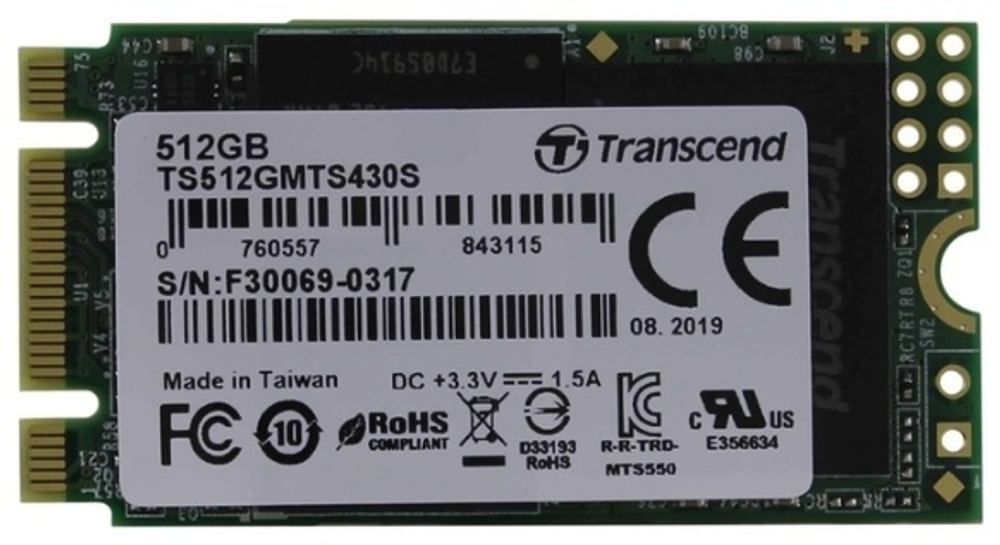 SSD Transcend TS512GMTS430S 512 Гб SSD Transcend TS512GMTS430S 512 Гб