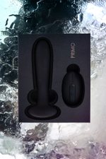 Анальная втулка Svakom Primo с подогревом черная 12 см