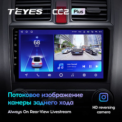 Teyes CC2 Plus 9" для Honda CR-V 2006-2012