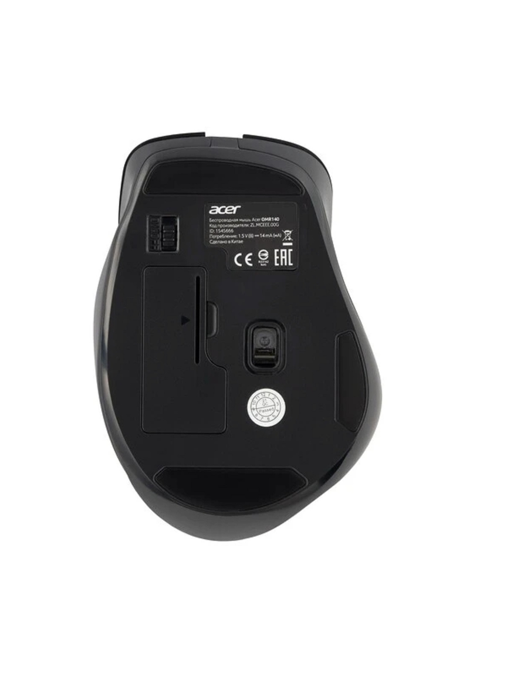 Acer OMR140 [ZL.MCEEE.00G] оптическая, беспроводная, USB, черный [zl.mceee.00g]