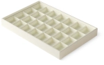 Планшет для украшений Бета Плюс 28 ячеек 41x48 мм слоновая кость