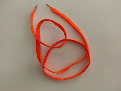 Шнурок, цвет- Оранжевый неон