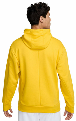 Мужская теннисная кофта Nike Court Fleece Tennis Hoodie - желтый