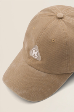 Кепка KUL'TURA "Logo K" Garment Dyed Бежевый