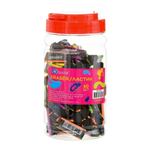 Ластик Basir, треугольная форма, чёрный корпус с цветными вставками по бокам, размер 3.8*1.5 см