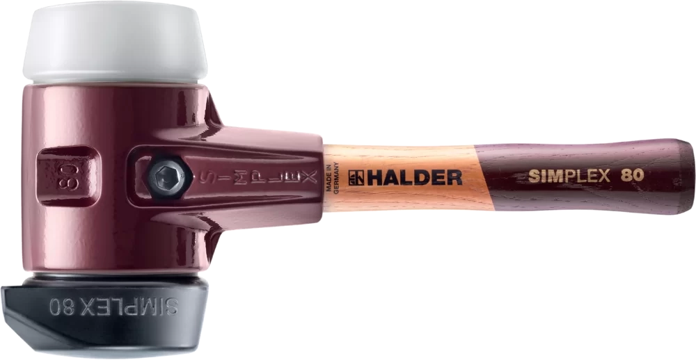 молоток SIMPLEX с бойками из резины суперпластика 80 мм с укороченной рукояткой ( арт. 3027.282 )