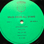 Miles Davis All Stars Featuring John Coltrane With Cannonball Adderley (Франция 1988г.)