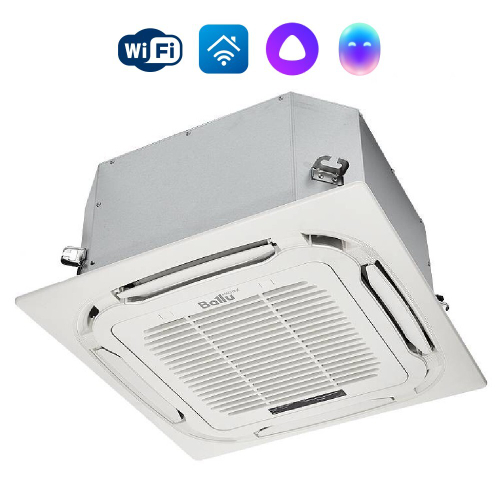 Комплект Ballu Machine BLCI_C-18HN8/EU_23Y (compact) инверторной сплит-системы, кассетного типа