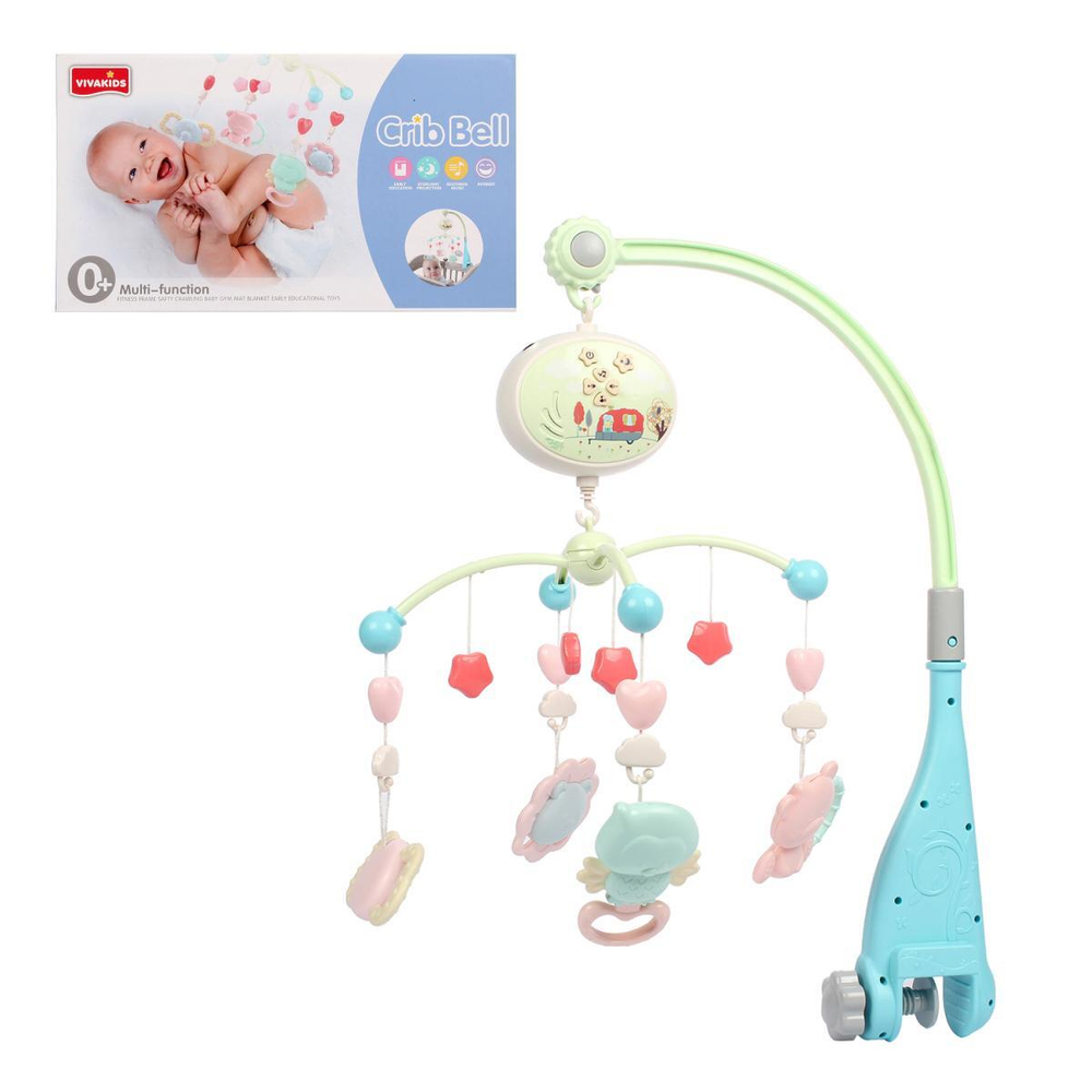 Карусель музыкальная для новорожденных, коробка 1145