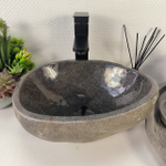 Раковина из речного камня RS-64868 37*29*15 0855