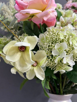 Ваза интерьерная с искусственными цветами (h78 см)