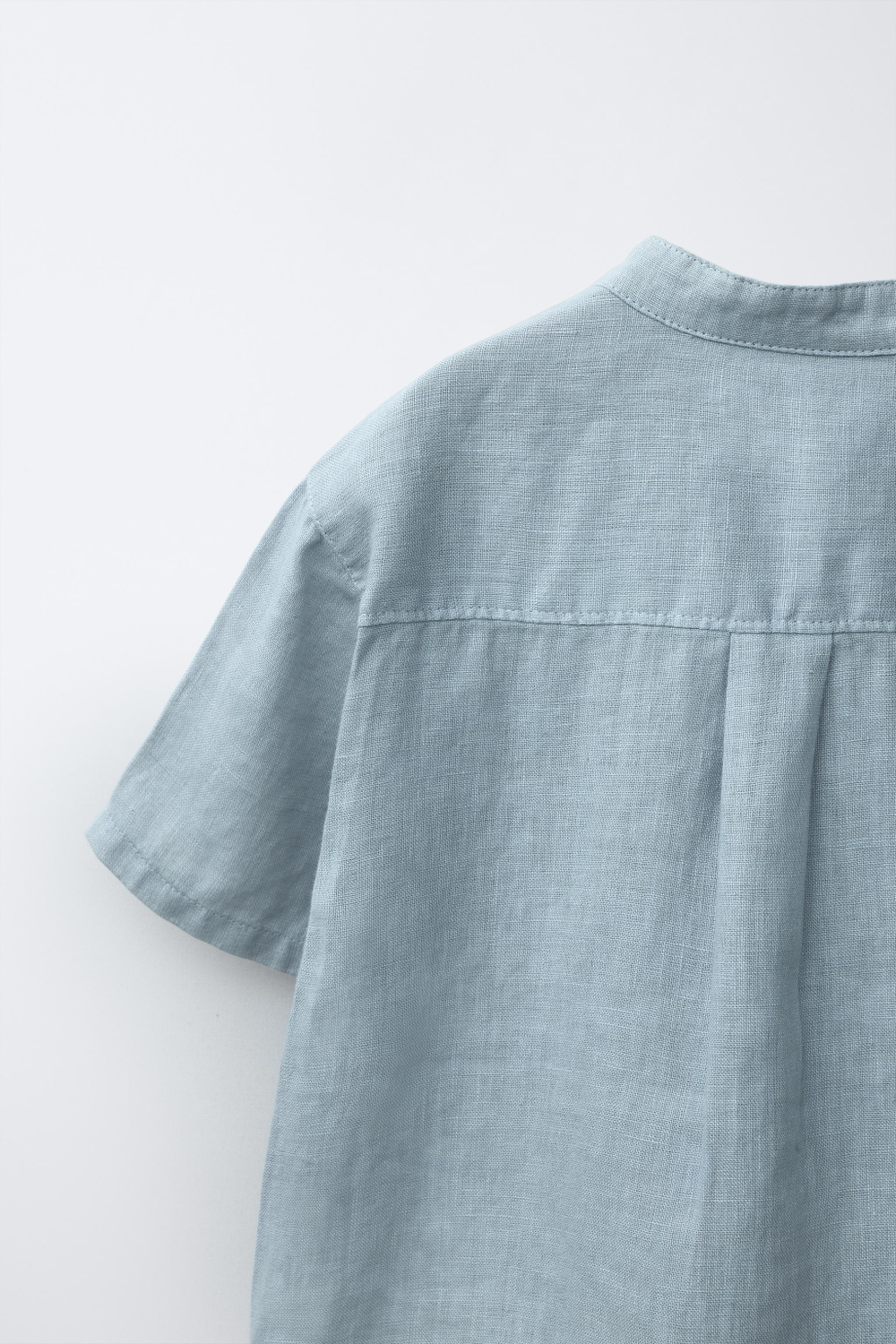ZARA РУБАШКА ИЗ 100% ЛЬНА, СИНИЙ