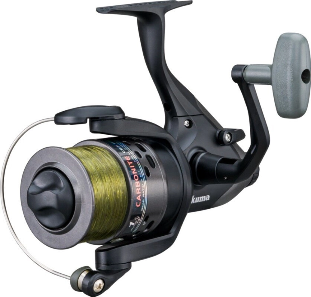 Катушка рыболовная Okuma Carbonite XP Baitfeeder 155a + доп. шпуля