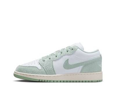 Баскетбольные кроссовки Air Jordan 1 Low (GS) Green