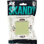 SKANDY Выключатель 1-клавишный перекрестный 10А SK-V03G мятный IEK