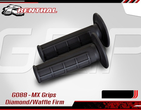 Grip set Renthal G088-MX Grips Diamond/Wafl Firm