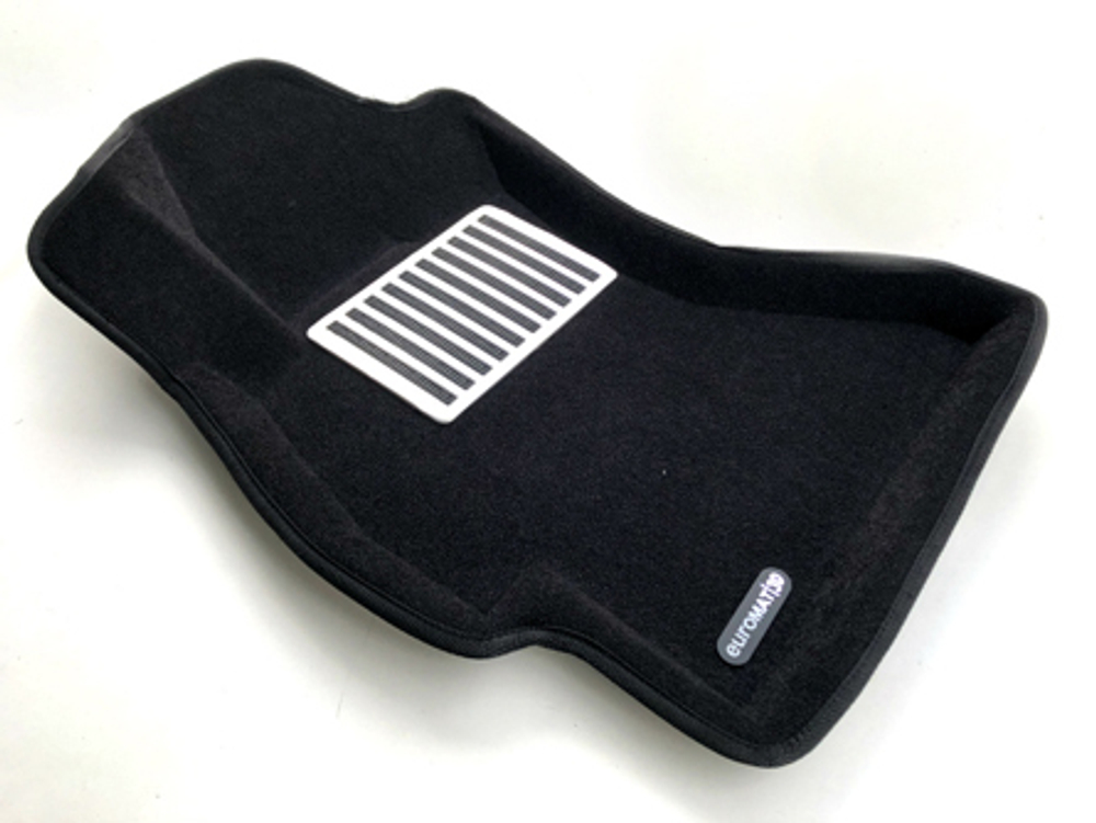 Коврики салона для SUBARU Forester (2012-2018) Euromat 3D Lux черные. Арт. EM3D-004709