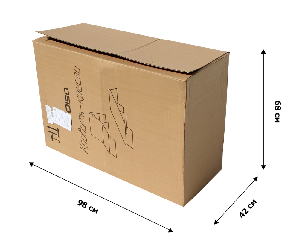 Кровать -кресло Лира арт.С210 (цвет ткани бежевый рис.вензель (2 шт. в уп.)