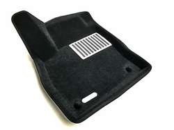 Коврики салона для VOLKSWAGEN Golf 7 (2013-)/SKODA Octavia A7 (2013-)/AUDI A3 (2014-) Euromat 3D Lux черные. Арт. EM3D-004507