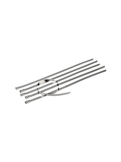 Хомут-стяжка стальной 300х4.6мм (уп.100шт) Rexant 07-0308-100