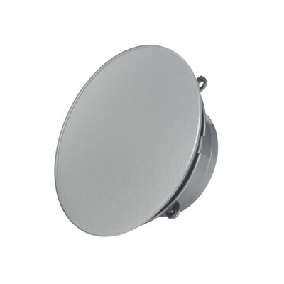 Вытяжной тонкий вентилятор для ванн ММ-Р 06 стекло круглый 90 м³/час с обратным клапаном светло серый