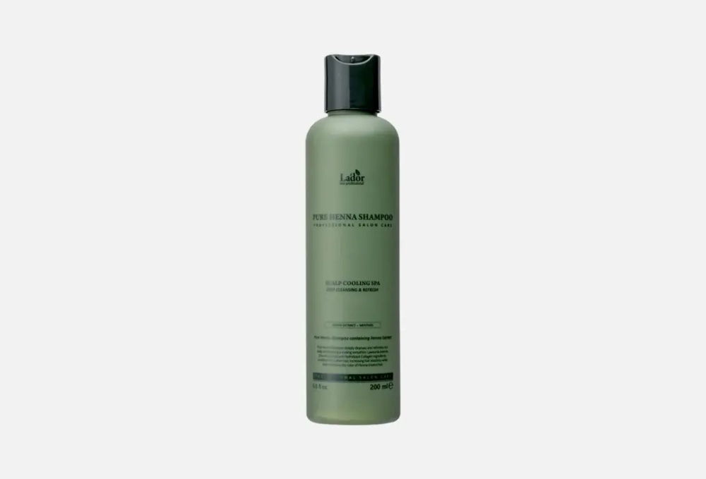 Lador Освежающий шампунь с хной, кактусом и ментолом Lador Pure Henna Shampoo