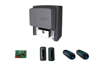 Комплект автоматики для откатных ворот на основе привода BX704AGS (встроенный блок управления ZBX7N, радиоуправление с динамическим кодом)