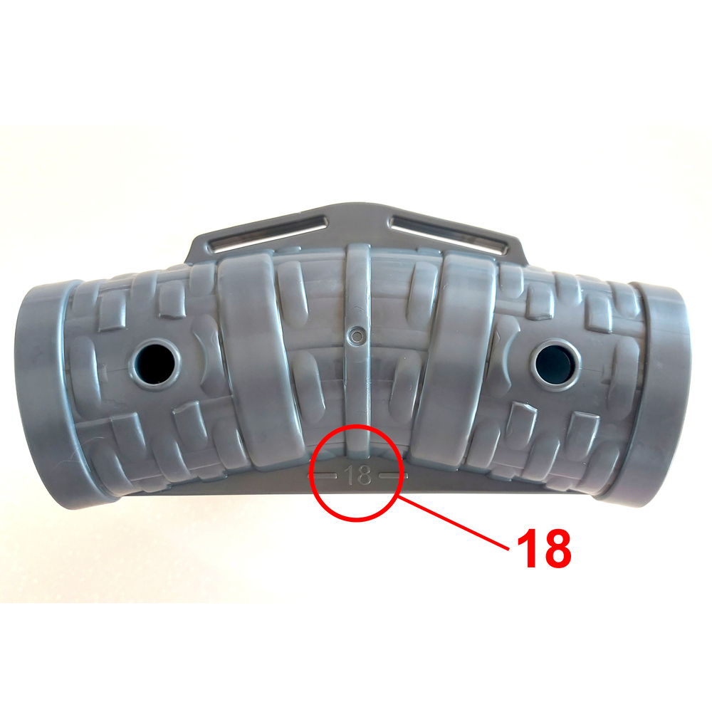 Горизонтальная балка для 549(488) х 122 см. BESTWAY (Верхняя направляющая) запчасть для круглых каркасного бассейна Steel Pro Max Bestway (под пластиковый тройник 18)