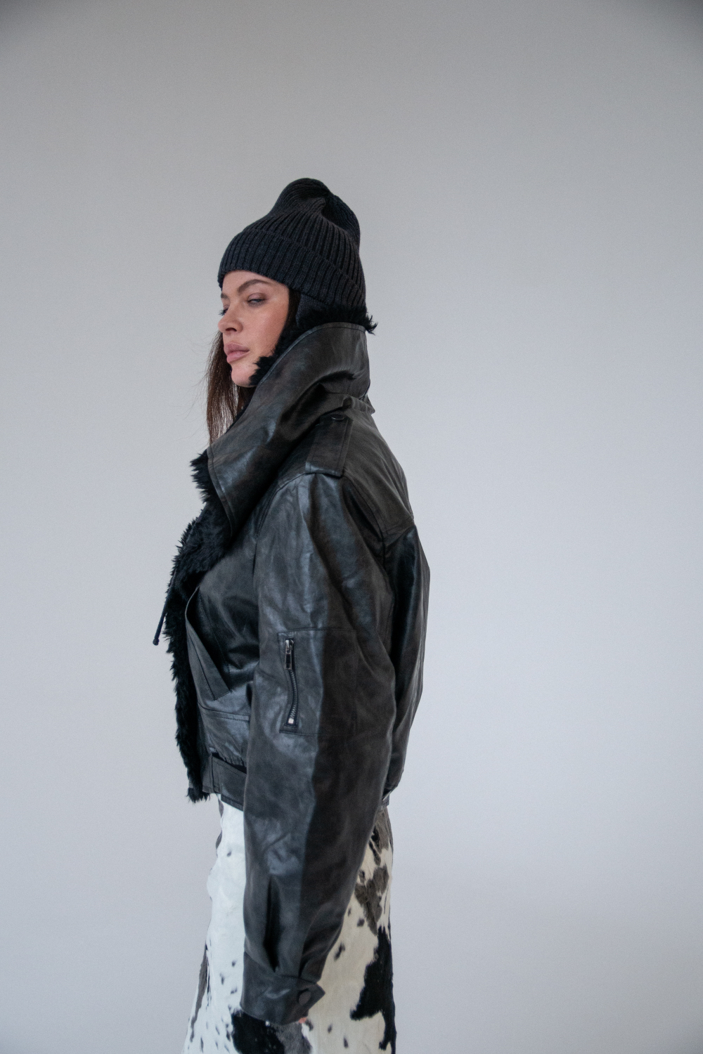 Дубленка с эко-мехом ELIAS