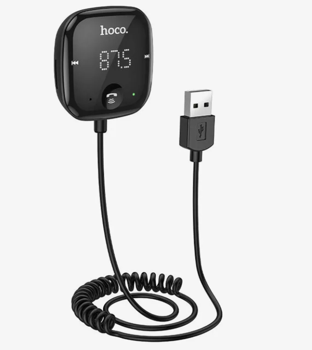 АЗУ E65 Unity car BT FM transmitter - black