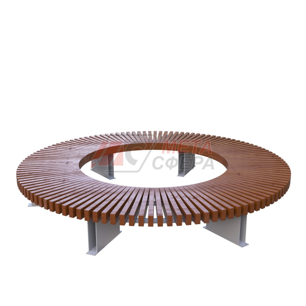 Лавка Rail Road 03 круг