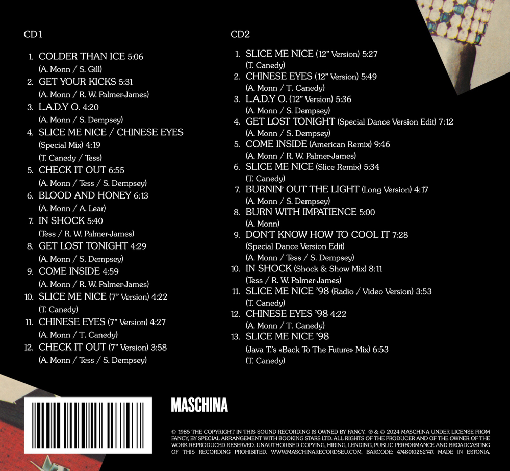CD: Fancy — «Get Your Kicks» (1985/2023) [2CD Expanded Edition]