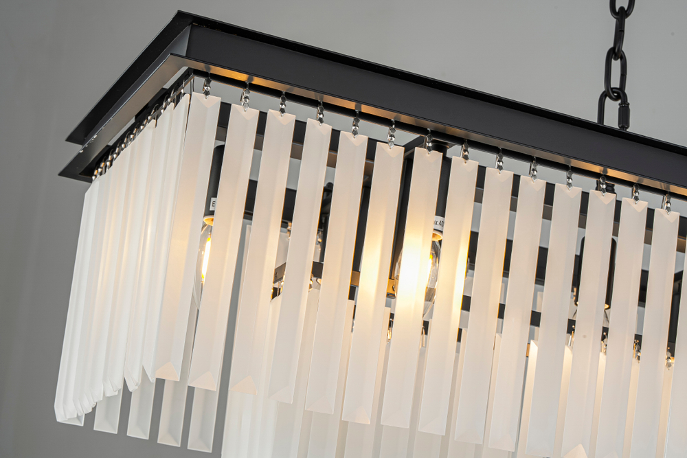 Люстра Odeon 10C/P black/frost