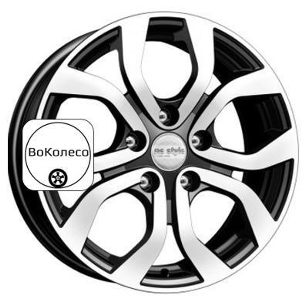 6,5x16/5x114,3 ET50 D67,1 КС704 Алмаз черный K&K