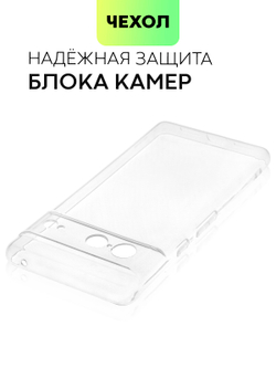 Чехол BROSCORP для Google Pixel 7 оптом (арт. PIXEL-7-TPU-01-TRANSPARENT)