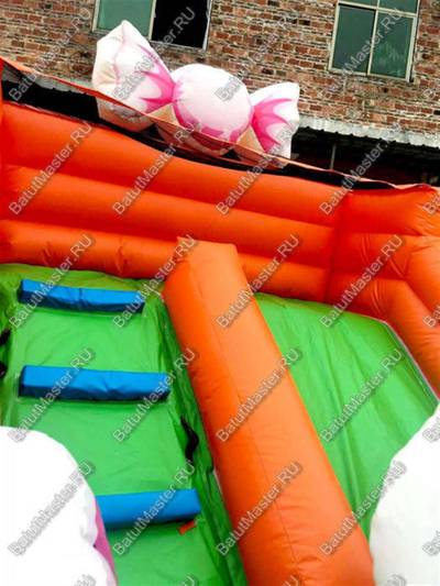 Надувная горка "Сладкий замок 2"