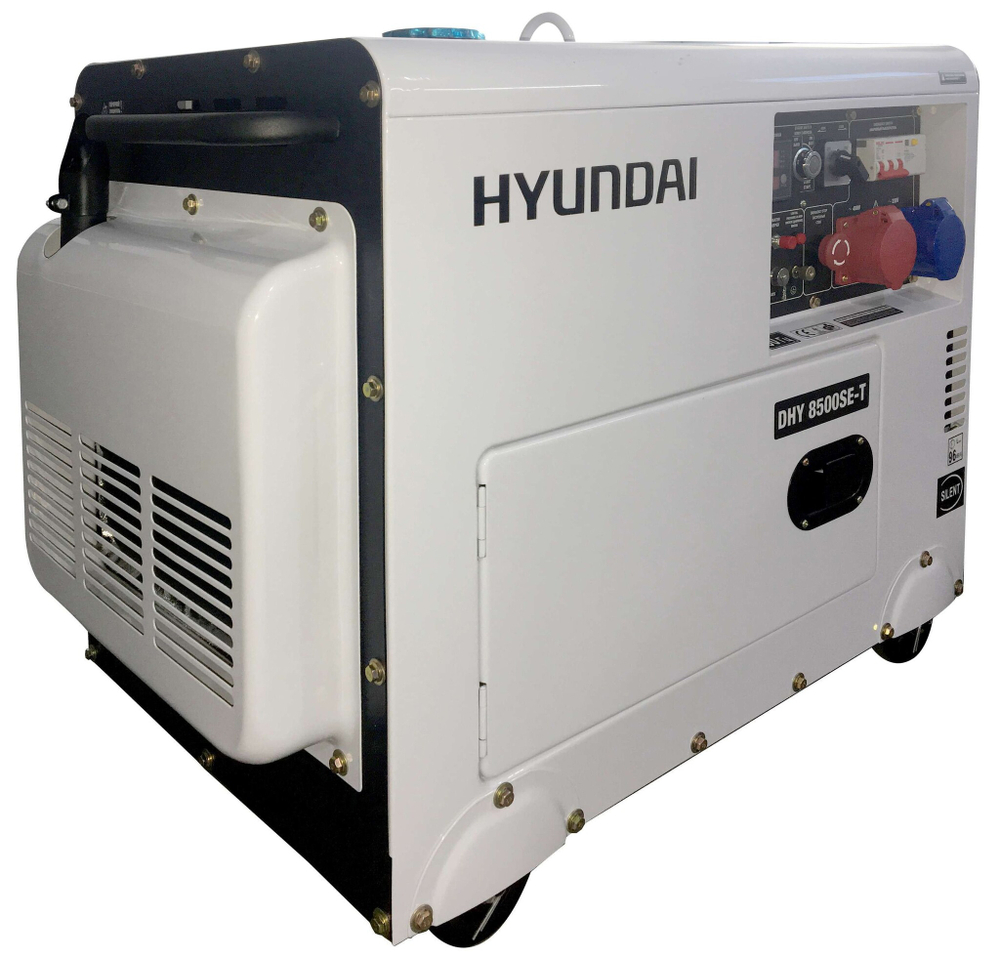 Дизельный генератор (7.2 кВт) HYUNDAI DHY 8500 SE-T